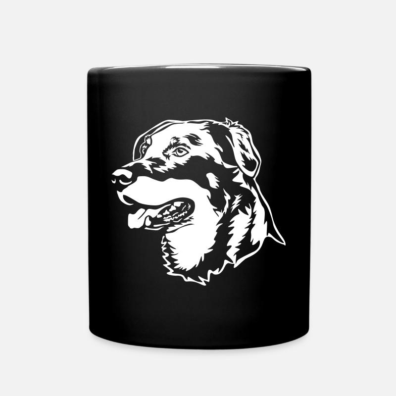 Beauceron Kopf "Black Edition" - Tasse einfarbig - Schwarz
