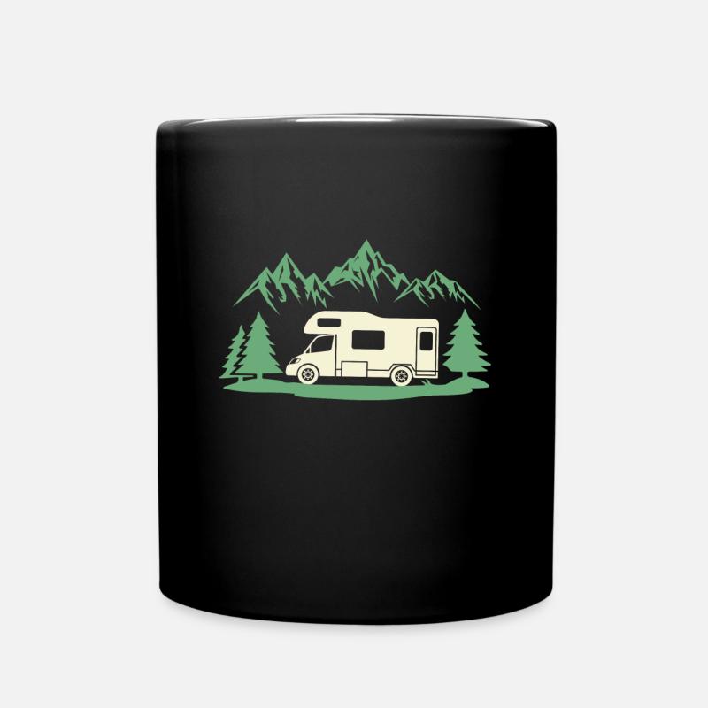Wohnmobil rv Park Wohnmobil - Tasse einfarbig - Schwarz