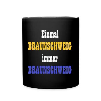 Braunschweig Design - Tasse einfarbig - Schwarz - Vorne