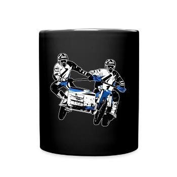 Sidecarcross - sidecar moto cross - Full Colour Mug - black - Front