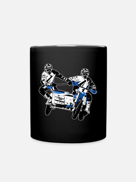 Sidecarcross - sidecar moto cross - Mug uni - noir