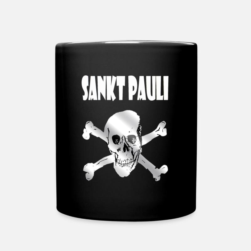 St Pauli Design - Tasse einfarbig - Schwarz