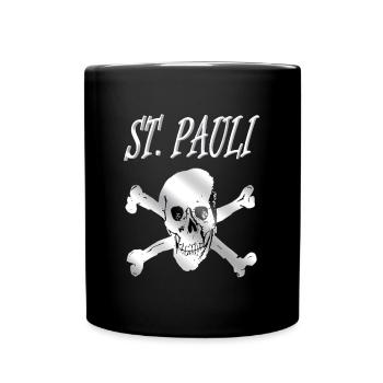 St Pauli Design - Tasse einfarbig - Schwarz - Vorne
