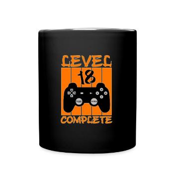 18 Jahre Geburtstag Gamer - Tasse einfarbig - Schwarz - Vorne