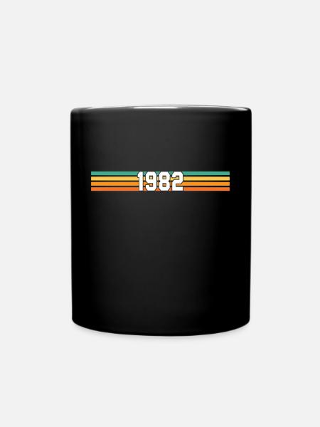 Retro 1982 made in 1982 - Mug uni - noir