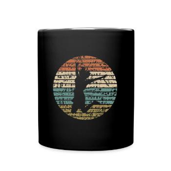 Joy jump happy - Full Colour Mug - black - Front