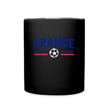 Équipe de France de football - Mug uni - noir - Devant