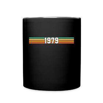 cadeau retro 1979 vintage 1979 - Mug uni - noir - Devant
