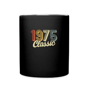 classic 1975 made in 1975 - Tasse einfarbig - Schwarz - Vorne