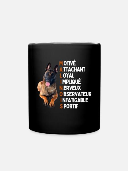 Malinois - idée cadeau - Mug uni - noir