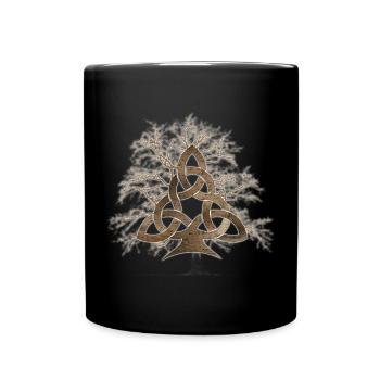 Celtic Tree of Life Knot - Mug uni - noir - Devant