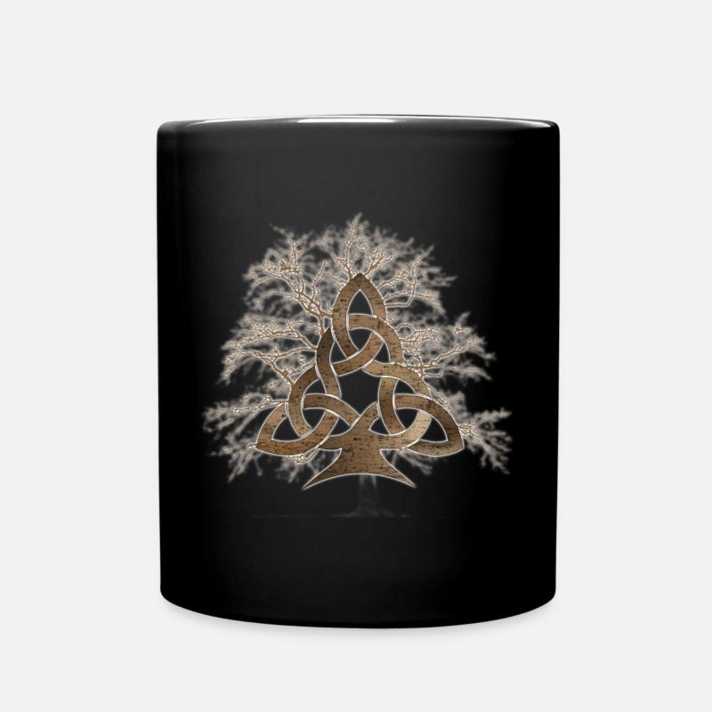 Celtic Tree of Life Knot - Mug uni - noir