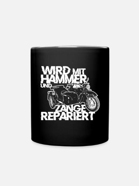 Ural M72 Réparé avec marteau et pince - Mug uni - noir