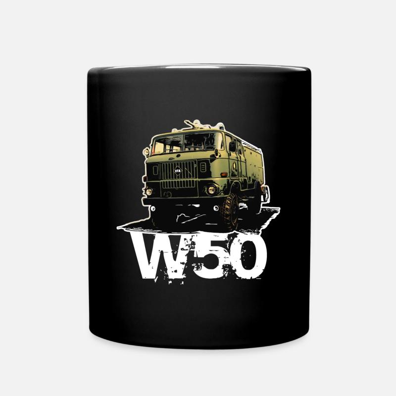 W50 LKW NVA Truck - Tasse einfarbig - Schwarz