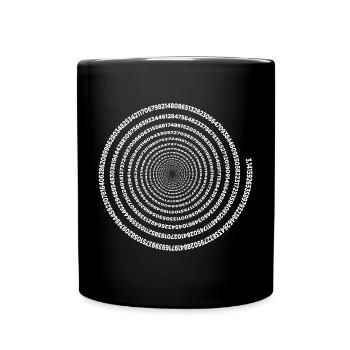 Drôle Pi Day Spiral Pi Math Tee pour Pi Jour 3 14 - Mug uni - noir - Devant