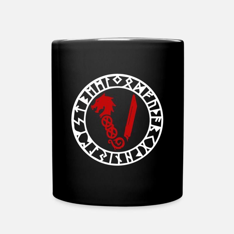 Symbole des Vikings - Mug uni - noir