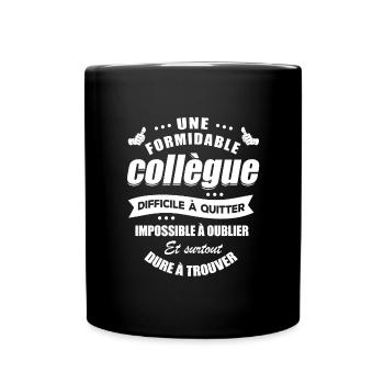 MEILLEURE COLLÈGUE IMPOSSIBLE À OUBLIER - Mug uni - noir - Devant