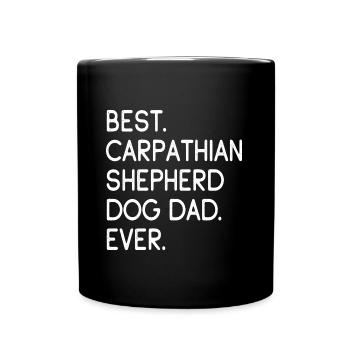 Carpathian Shepherd Dog Dad - Full Colour Mug - black - Front