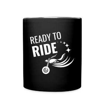 moto, moto sport, moto humour - Mug uni - noir - Devant
