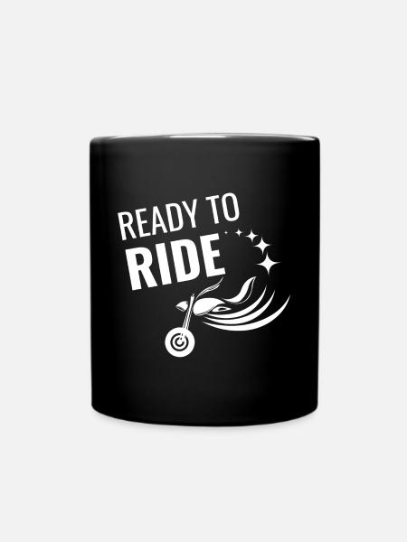 motorcycle, sport motorcycle, humor motorcycle - Full Colour Mug - black