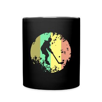 Eishockey - Tasse einfarbig - Schwarz - Vorne