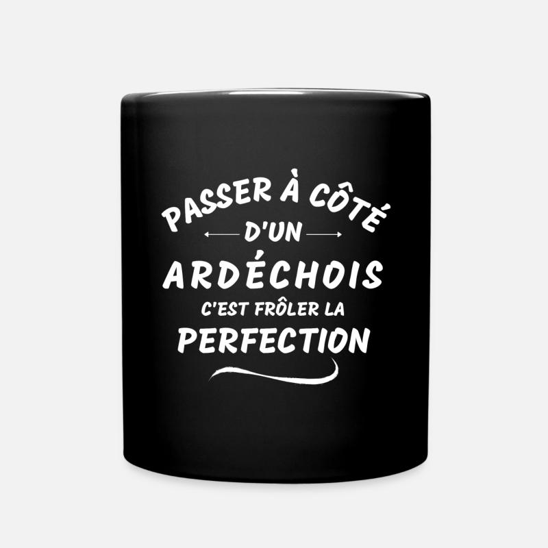 Ardèche, Ardèche humour, je suis Ardéchois - Mug uni - noir
