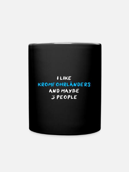 Kromfohrländer - Mug uni - noir