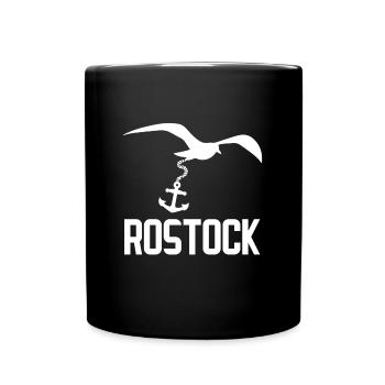 Rostock Rostock Seagull Anchor - Full Colour Mug - black - Front
