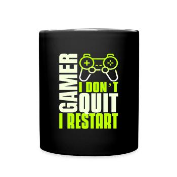 Gaming esports gamers - Full Colour Mug - black - Front
