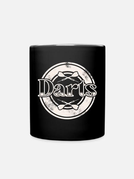 Dart Darten Fléchettes - Mug uni - noir