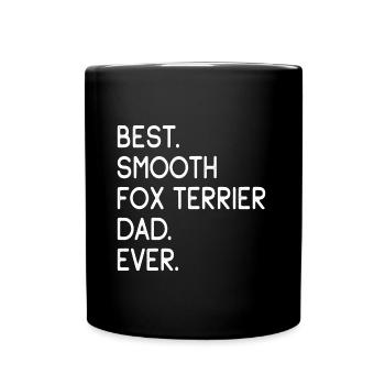 Smooth Fox Terrier Dad - Full Colour Mug - black - Front