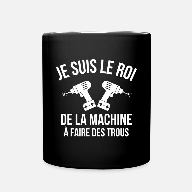 bricolage, bricoler, bricoleur - Mug uni - noir