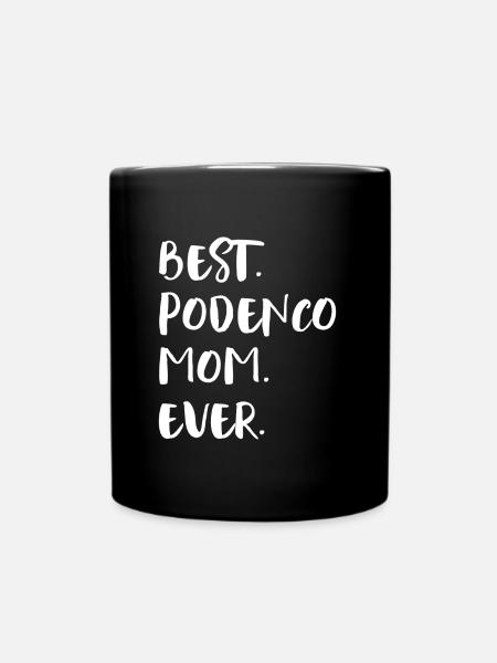 Podenco Mom - Full Colour Mug - black
