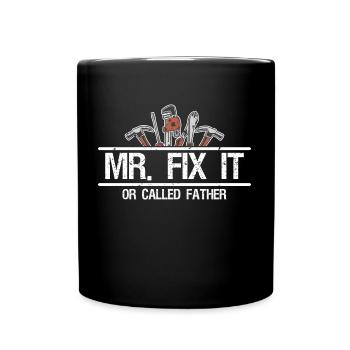 Mr. Fix it - Full Colour Mug - black - Front