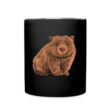 Wombat - Full Colour Mug - black - Front