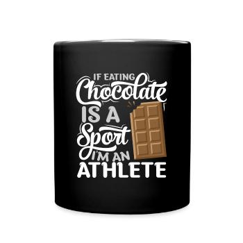 Chocolate Chocolate Chocolate - Full Colour Mug - black - Front