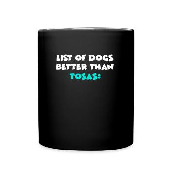 Tosas - Mug uni - noir - Devant