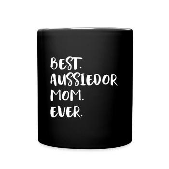 Aussiedor Mom - Full Colour Mug - black - Front