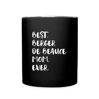 Berger De Beauce Mom - Tasse einfarbig - Schwarz - Vorne