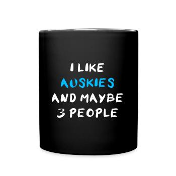 Ausky - Mug uni - noir - Devant