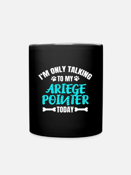 Ariege Pointer - Tasse einfarbig - Schwarz