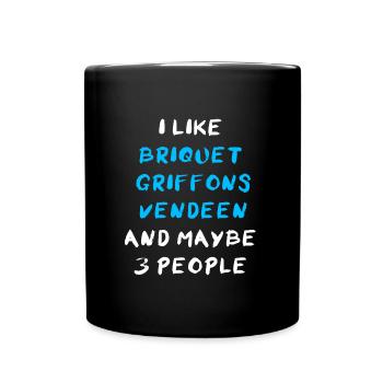 Briquet Griffon Vendeen - Mug uni - noir - Devant