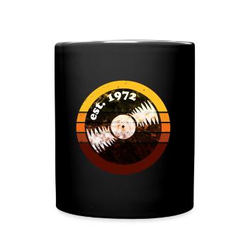 Millésime 1972 - Mug uni - noir - Devant