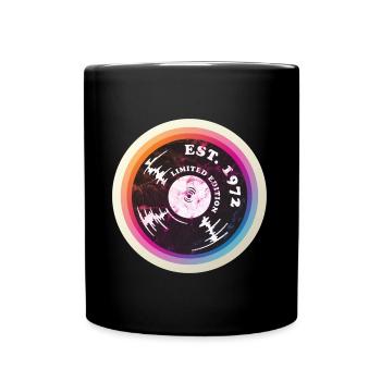 Geburtsjahr 1972 - Tasse einfarbig - Schwarz - Vorne