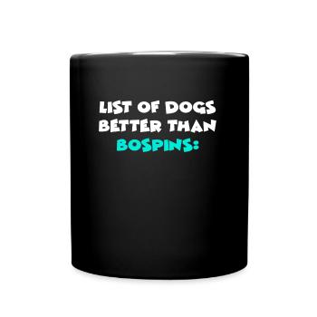 Bospins - Mug uni - noir - Devant