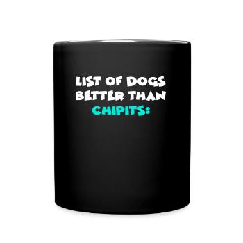 Chipits - Mug uni - noir - Devant