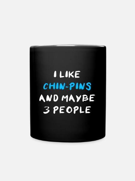 Chin-Pin - Tasse einfarbig - Schwarz