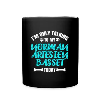 Norman Artesien Basset - Full Colour Mug - black - Front