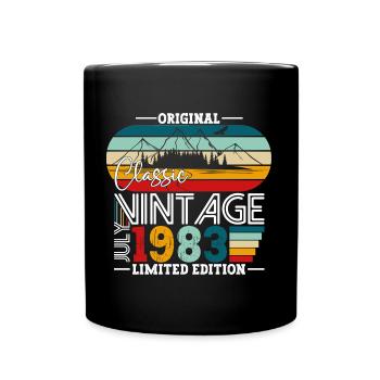 Original Juillet Millésime 1983 39ème Anniversaire Hommes - Mug uni - noir - Devant
