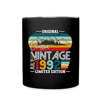 Original Juillet Millésime 1992 30ème Anniversaire Hommes - Mug uni - noir - Devant